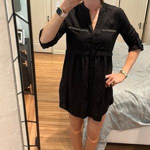 Zara babydoll button down dress. Size xs